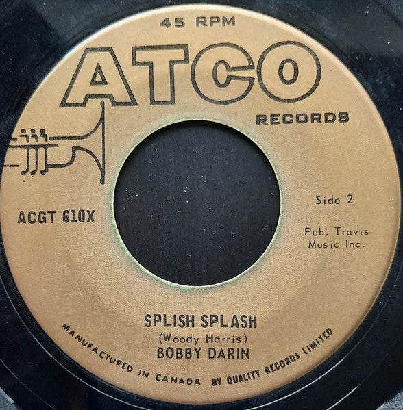 Bobby Darin : Queen Of The Hop / Splish Splash (7", Single, RE)