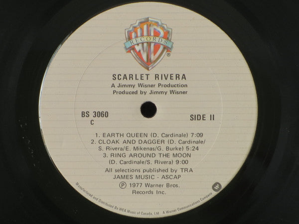 Scarlet Rivera : Scarlet Rivera (LP, Album, RE)