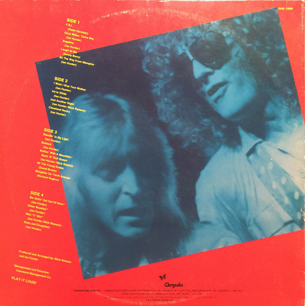 Ian Hunter : Welcome To The Club - Live (2xLP, Album)