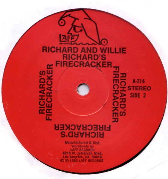 Richard & Willie : Richard's Firecracker (LP, Album)