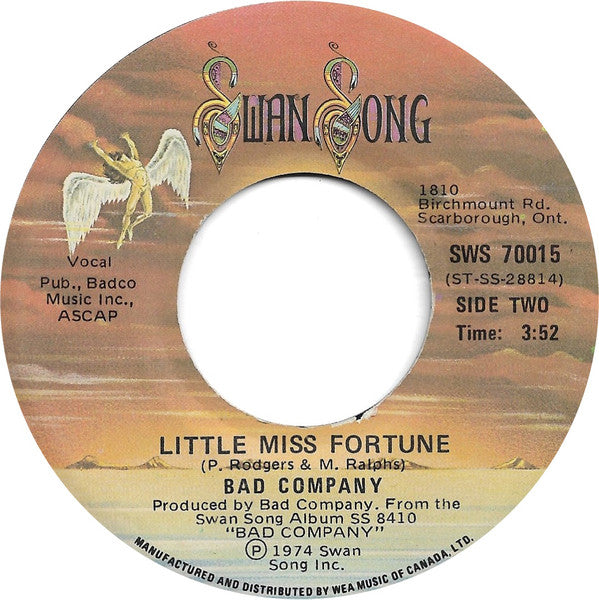 Bad Company (3) : Can't Get Enough (7", Single)