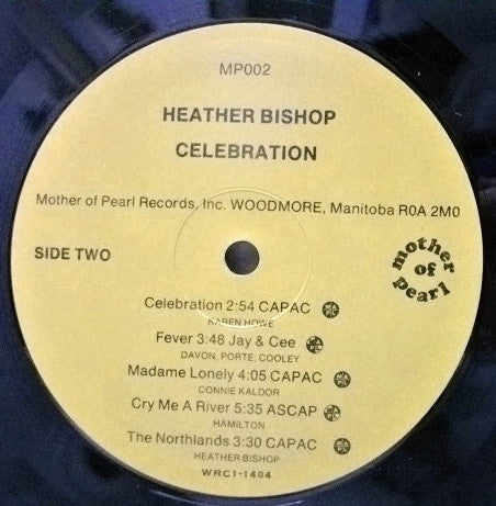 Heather Bishop : Celebration (LP, Album)