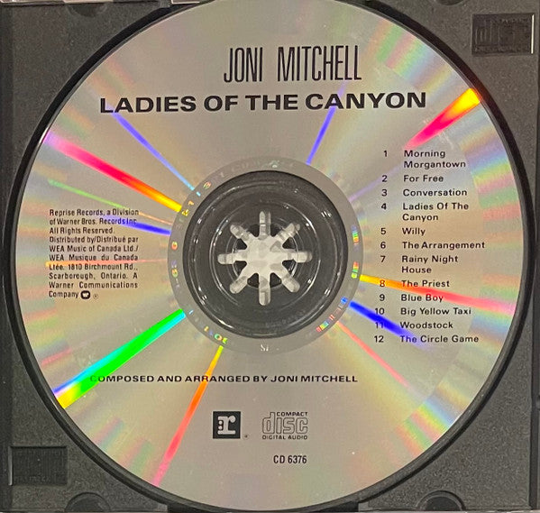 Joni Mitchell : Ladies Of The Canyon (CD, Album, RE)