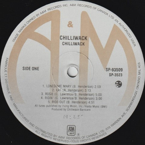 Chilliwack : Chilliwack (2xLP, Album, RE)