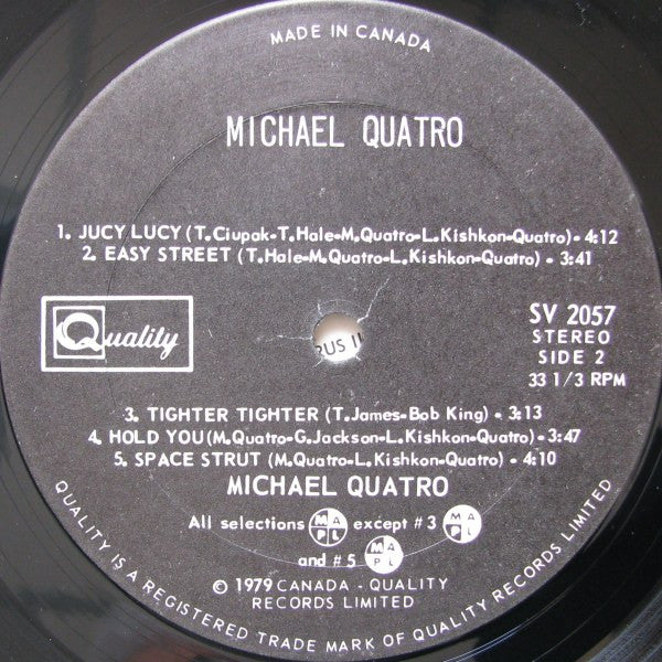 Michael Quatro : Michael Quatro (LP, Album)