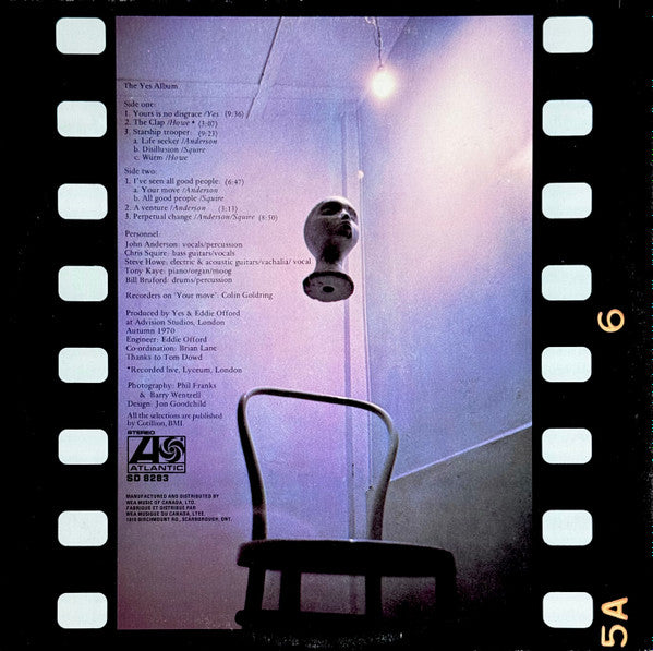 Yes : The Yes Album (LP, Album, RE, Don)