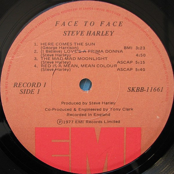Steve Harley & Cockney Rebel : Face To Face (2xLP, Album)