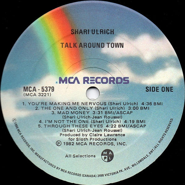 Shari Ulrich : Talk Around Town (LP, Album)