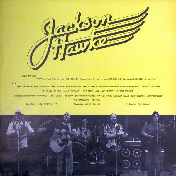 Jackson Hawke : Jackson Hawke (LP, Album)