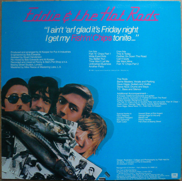 Eddie & The Hot Rods* : Fish 'N' Chips (LP, Album)