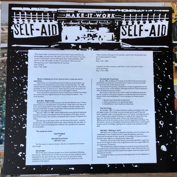 Various : Live For Ireland (2xLP, Album)