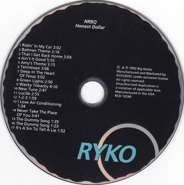 NRBQ : Honest Dollar (CD, Album)