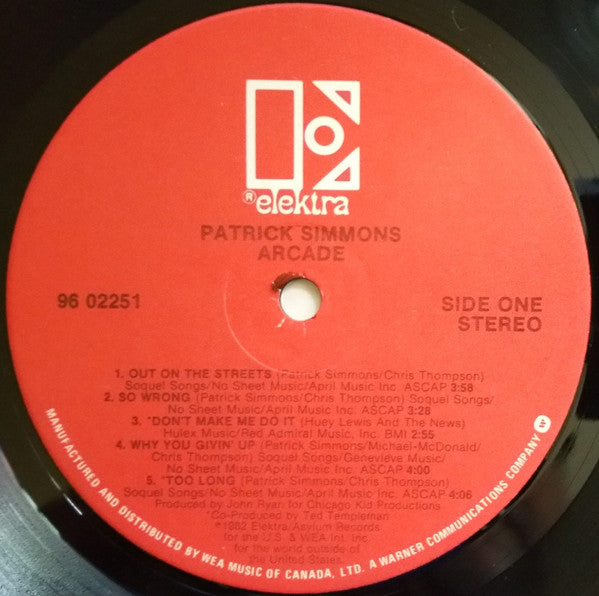 Patrick Simmons : Arcade (LP, Album)