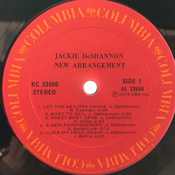 Jackie DeShannon : New Arrangement (LP, Album)