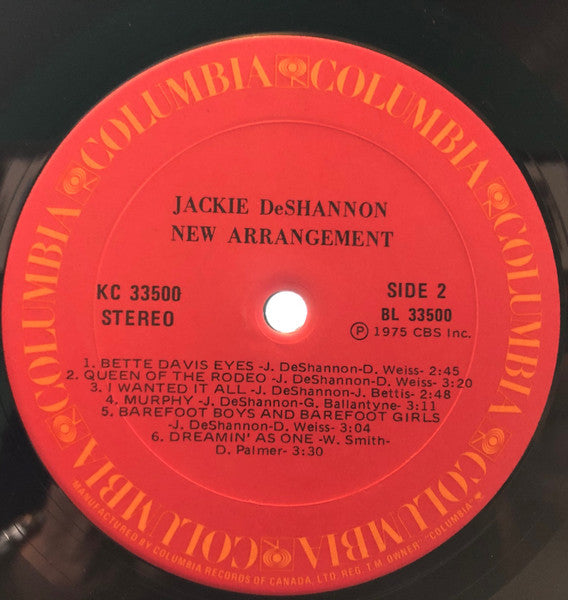 Jackie DeShannon : New Arrangement (LP, Album)