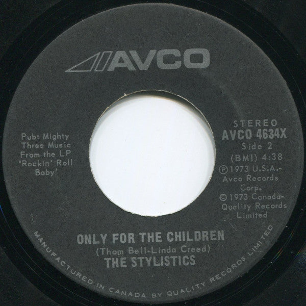 The Stylistics : You Make Me Feel Brand New (7", Single)