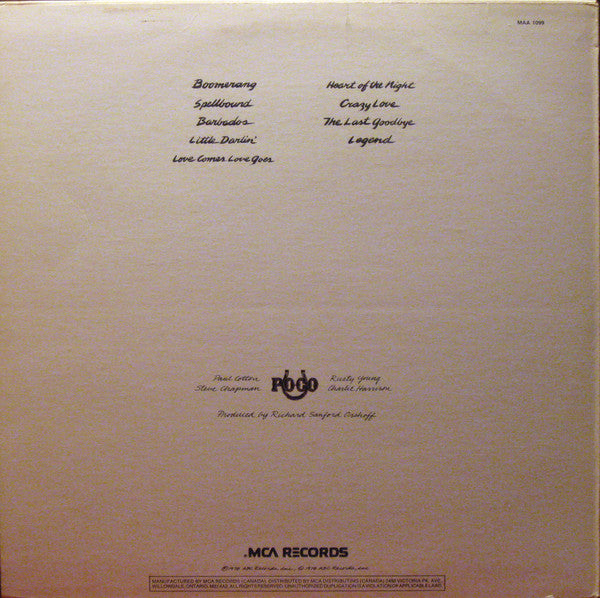 Poco (3) : Legend (LP, Album, RE)