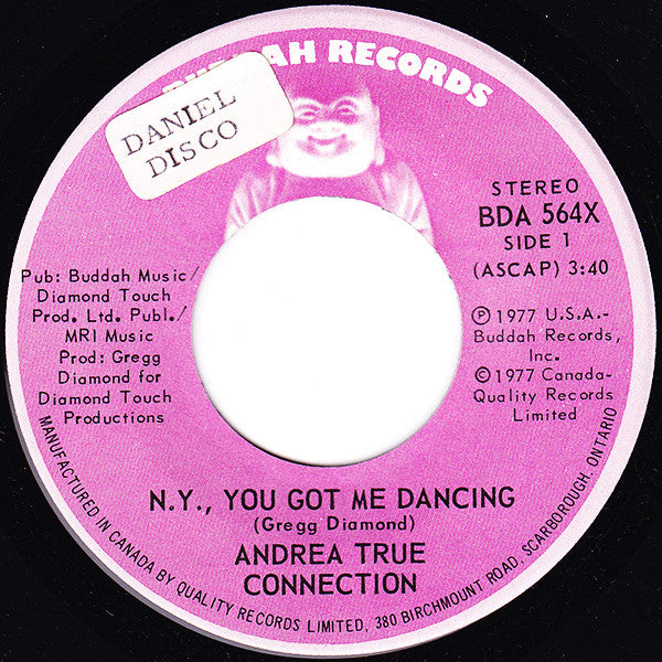 Andrea True Connection : N.Y., You Got Me Dancing (7", Single)