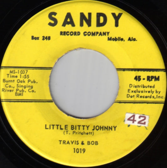 Travis And Bob : Little Bitty Johnny (7", Single)