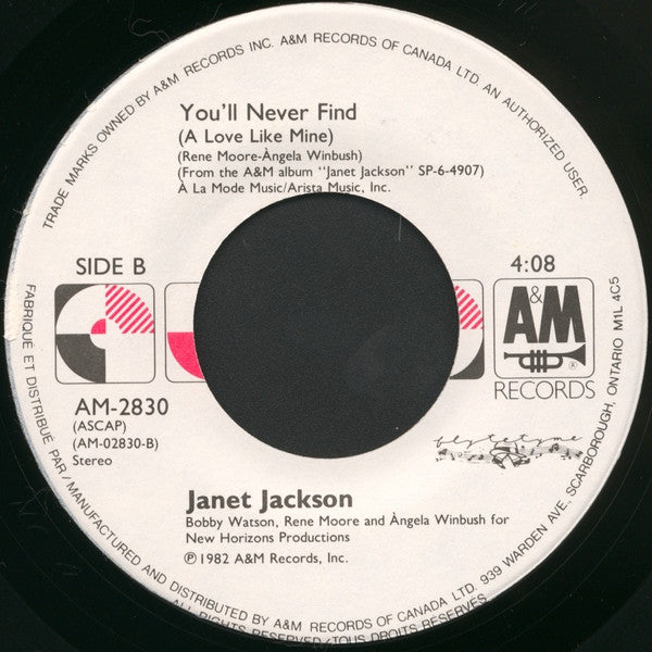 Janet Jackson : Nasty (7", Single)