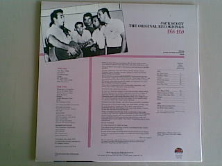 Jack Scott : The Original Recordings (LP, Comp, Mono)