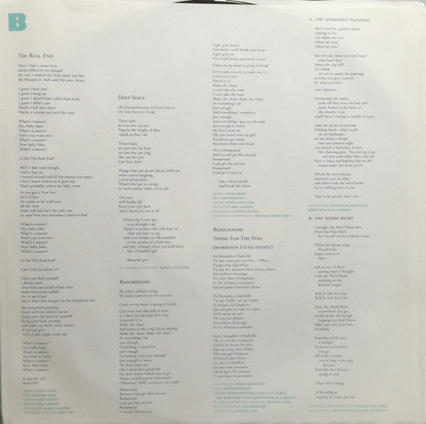 Rickie Lee Jones : The Magazine (LP, Album)
