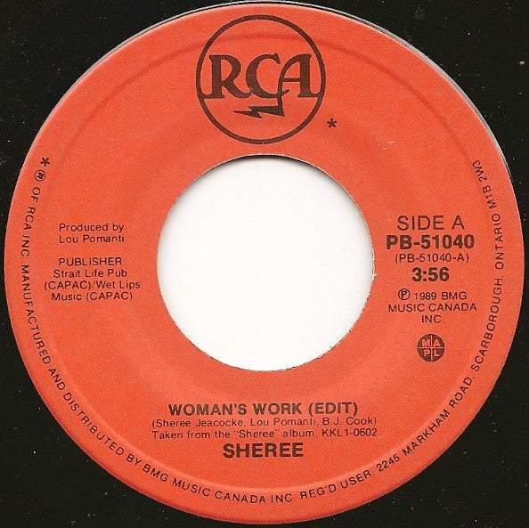 Sheree Jeacocke : Woman's Work (7")