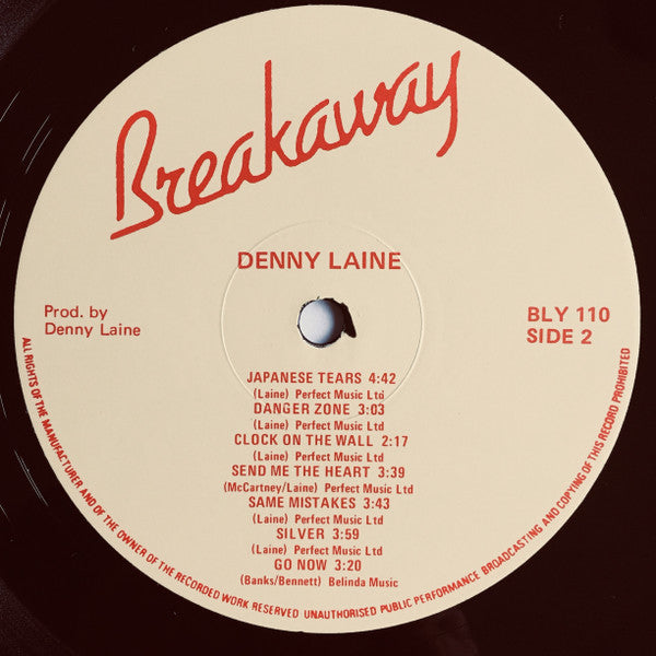 Denny Laine With Paul McCartney : In Flight (LP, Album, RE)
