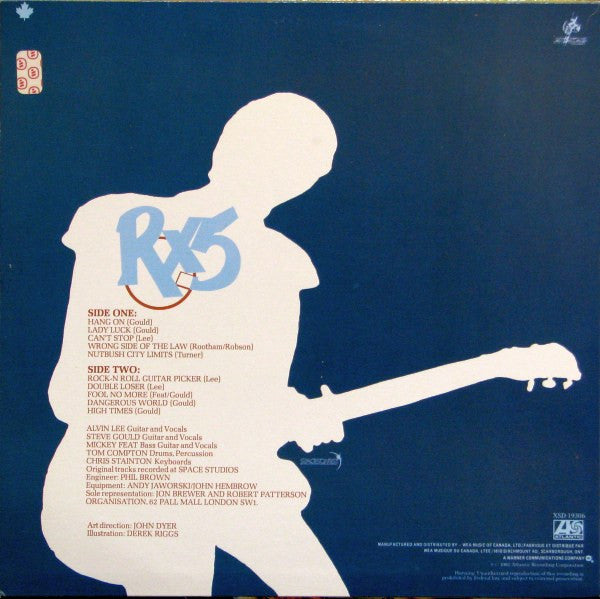 Alvin Lee : RX5 (LP, Album)