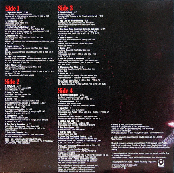 Otis Redding : The Otis Redding Story Volume Two: Deep Soul (2xLP, Comp)