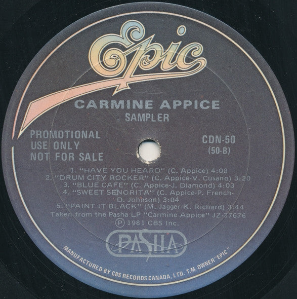 Aldo Nova / Carmine Appice : Sampler (LP, Promo, Smplr)
