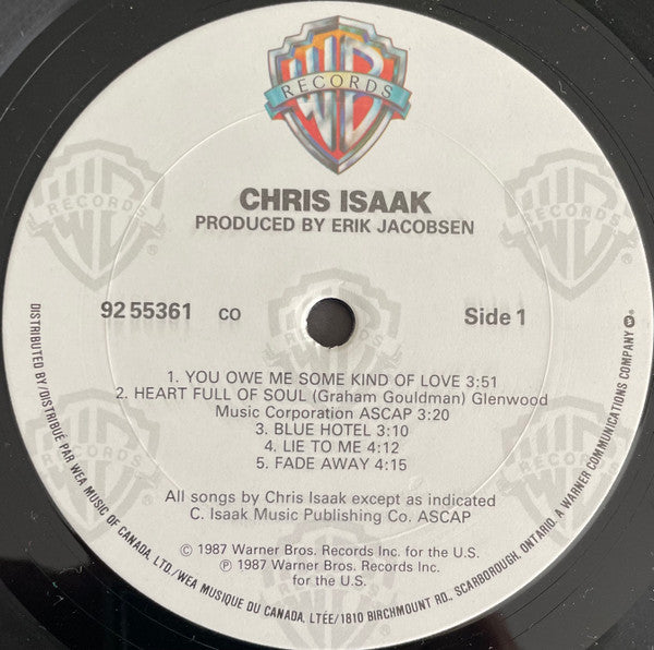 Chris Isaak : Chris Isaak (LP, Album)