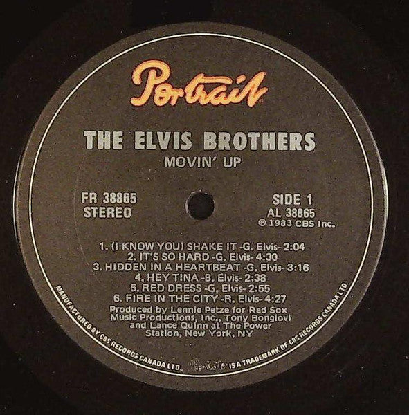 The Elvis Brothers : Movin' Up (LP)