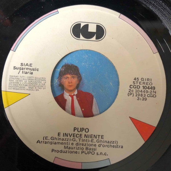 Pupo : Cieli Azzurri (7", Single)