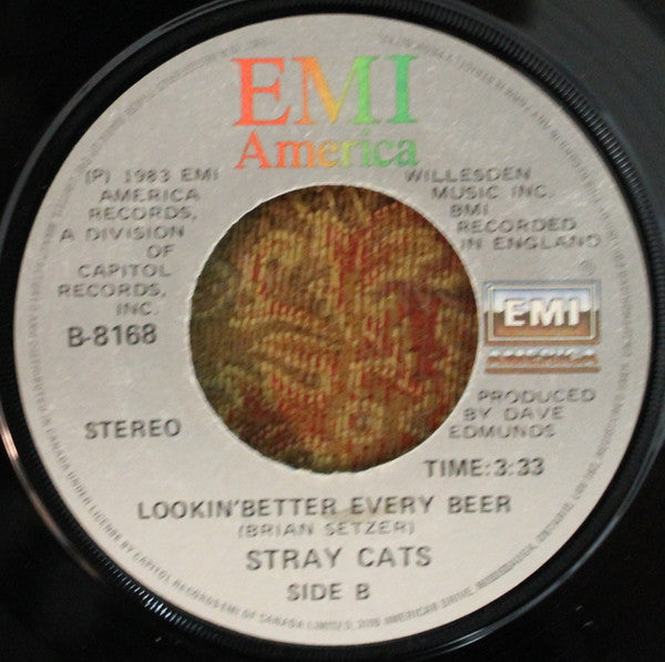 Stray Cats : (She's) Sexy + 17 (7", Single)