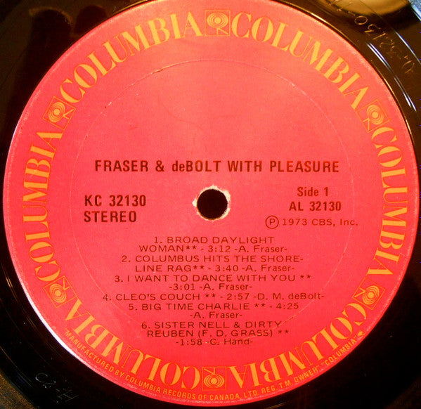 Fraser & deBolt : With Pleasure (LP)
