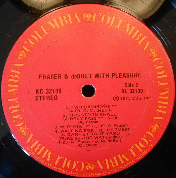 Fraser & deBolt : With Pleasure (LP)
