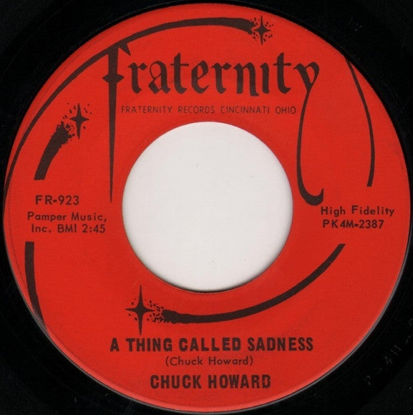 Chuck Howard (2) : Don't Let Them Move / A Thing Called Sadness (7", Single)