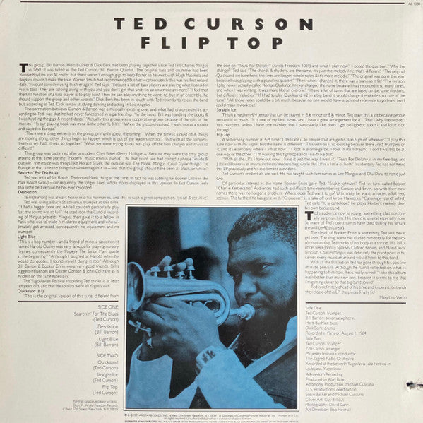 Ted Curson : Flip Top (LP, Album)