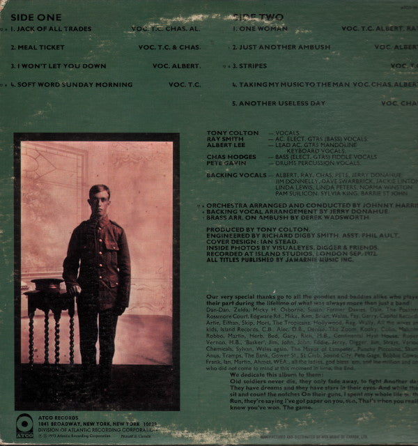 Heads Hands & Feet : Old Soldiers Never Die (LP, Album)