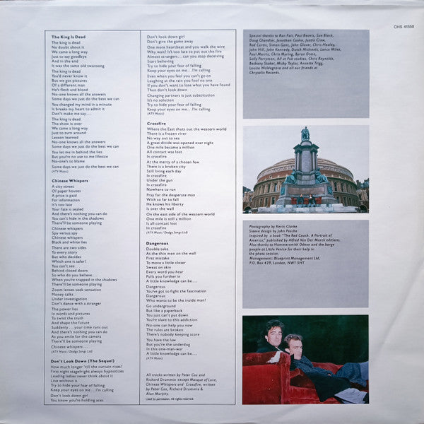 Go West : Dancing On The Couch (LP, Album)