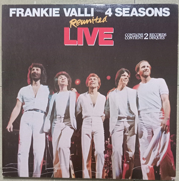 Frankie Valli, The Four Seasons : Reunited Live (2xLP, Comp, Gat)