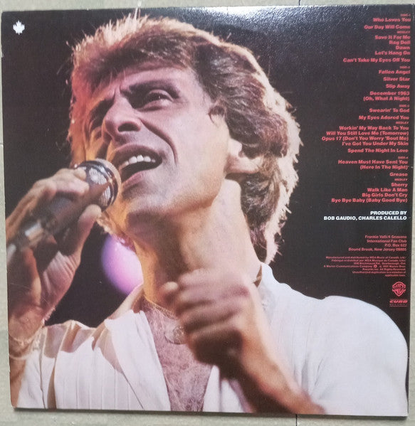 Frankie Valli, The Four Seasons : Reunited Live (2xLP, Comp, Gat)