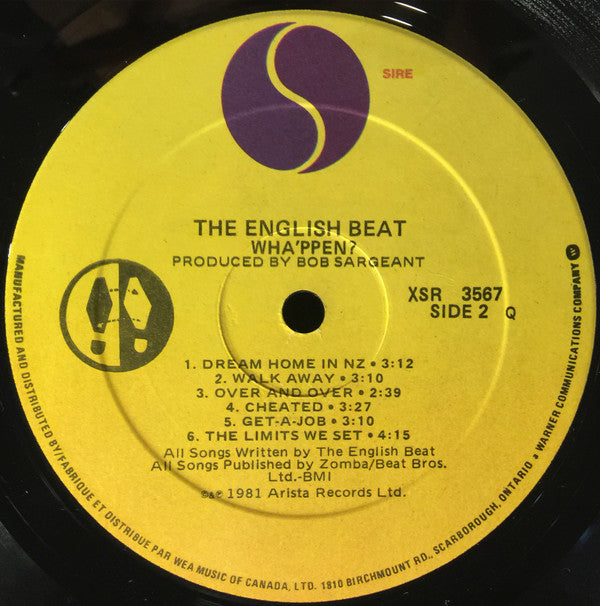 The English Beat* : Wha'ppen (LP, Album)