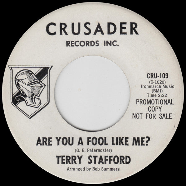 Terry Stafford : Follow The Rainbow (7", Single, Promo)
