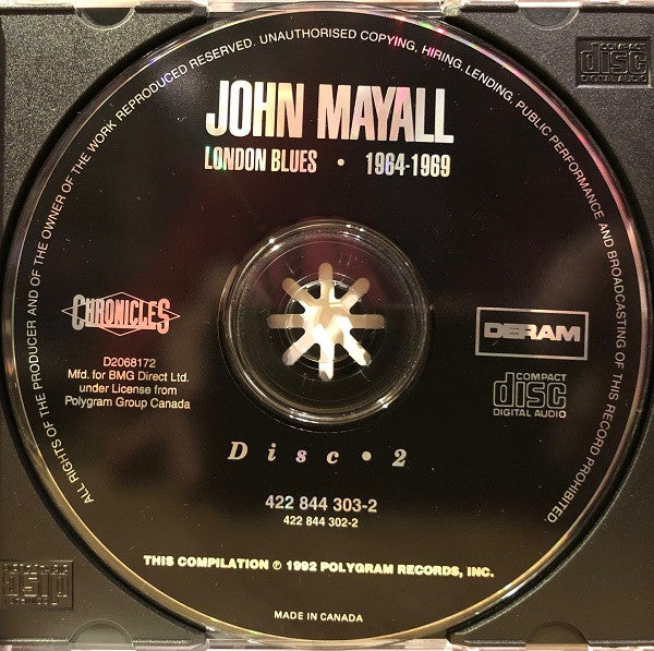 John Mayall : London Blues 1964 - 1969 (2xCD, Comp, Club, RE, Car)