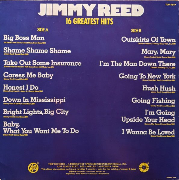 Jimmy Reed : 16 Greatest Hits (LP, Comp)