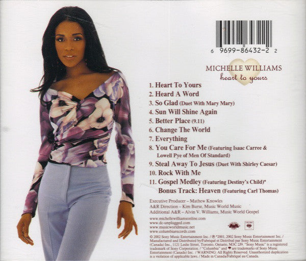 Michelle Williams : Heart To Yours (CD, Album)