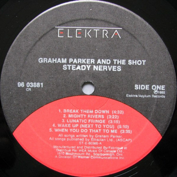 Graham Parker And The Shot : Steady Nerves (LP, Album)