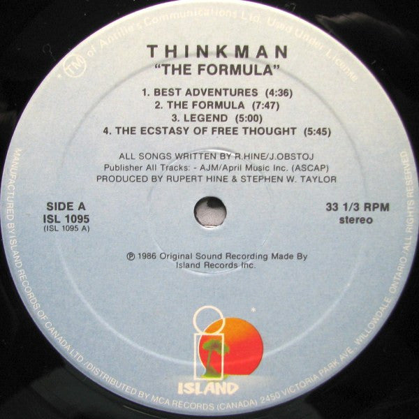 Thinkman : The Formula (LP, Album)